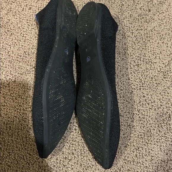 Rothy’s black The point ballet flat shoes 9.5 - Picture 6 of 7
